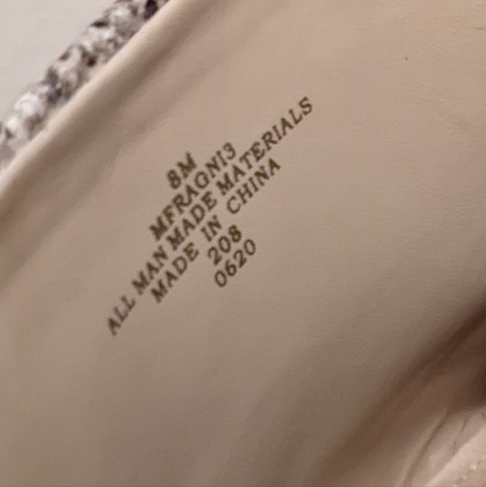 Marc Fisher Ragni Heeled Mule Python Print - image 4